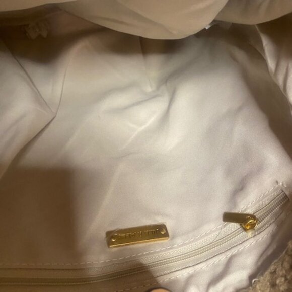 Jill & Ally Quilted Faux Shearling Trim Tote - Picture 9 of 9